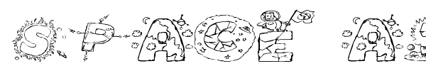 Space Attack font preview